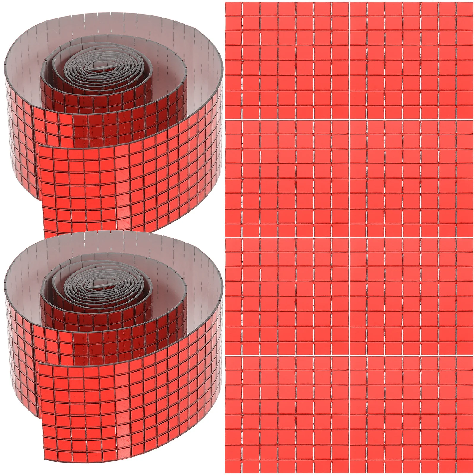 

6 Rolls Self-adhesive Mosaic Sticker Adhesive Mosaic Decals Diy Mosaic Crafts Material