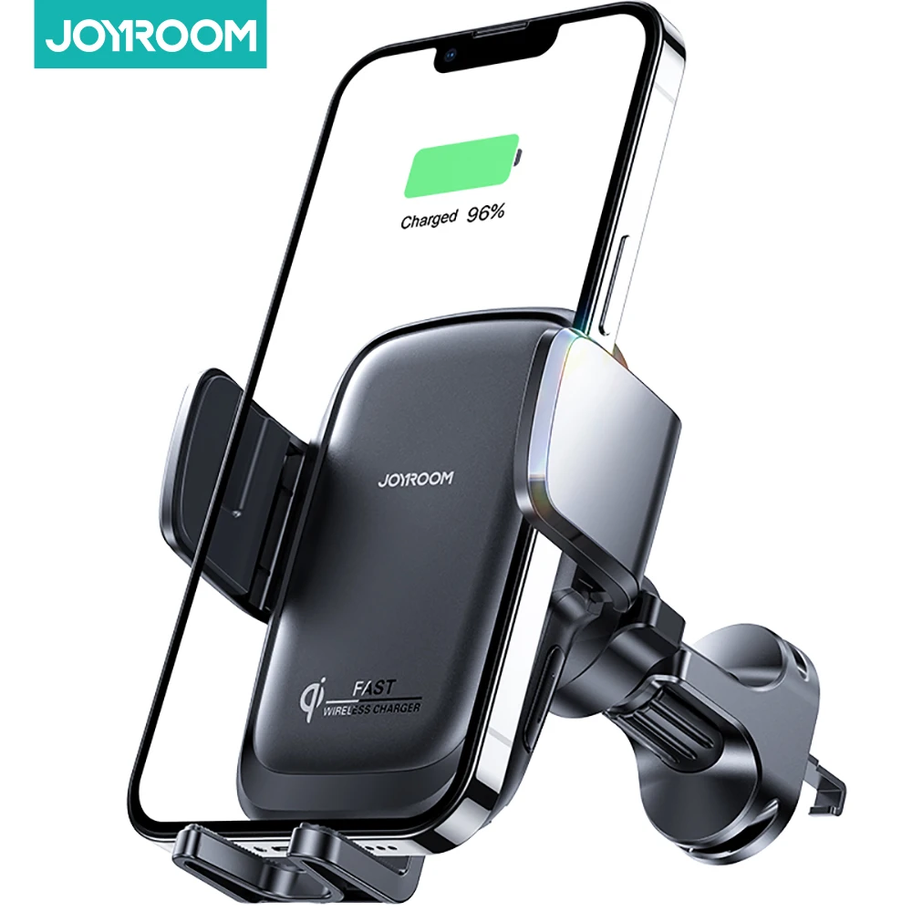 Joyroom 15W Qi Car Phone Holder Wireless Charger Electric Phone Holder in Car Cell Phone Support Portable Car Holder For iPhone mobile phone holder