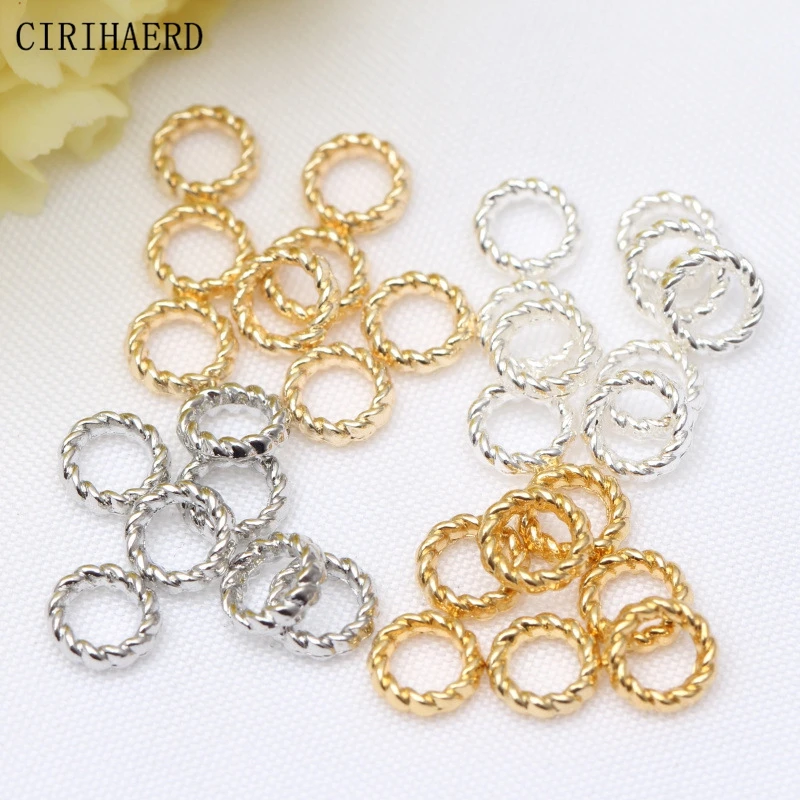 18k Gold Plated Jump rings For Jewelry Making, Brass Open Split Rings  Connection Rings For DIY Jewelry Accessories Wholesale - AliExpress