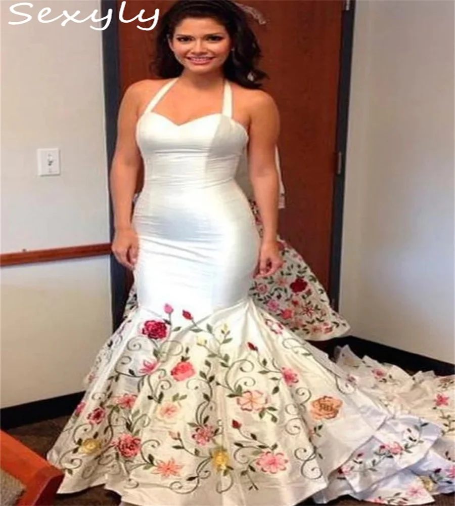 Abito da sposa tradizionale in stile messicano Sirena con scollo  all'americana a coda di pesce Gotico Abito da sposa di Halloween Ricamo  Hippies Personalizzato - AliExpress, image size:900x1000