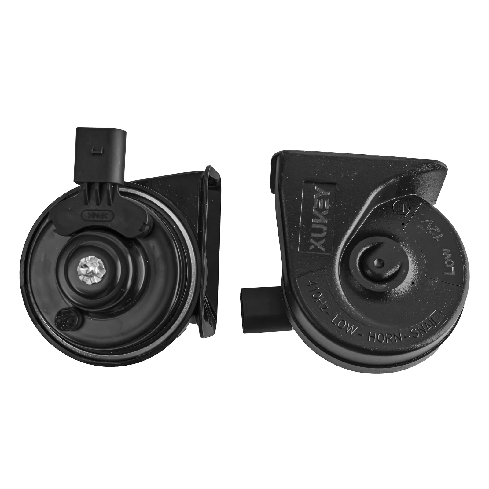 Dual Snail Horn 12V 110-125DB Waterproof High Low for VW CC Golf Jetta Polo Caddy Passat Touran Tiguan Touareg Sharan 5ND951221
