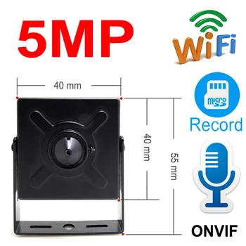 JIENUO MINI Wireless IP Camera 5MP HD Audio Cctv Security Surveillance IPCam 32G 64G 128G Onvif 1080P Wifi Net Home Cam CamHipro 1