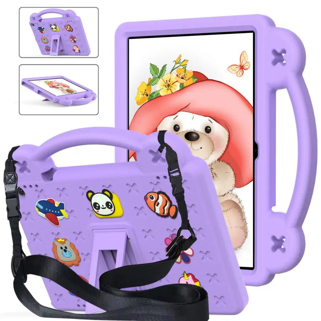 Portable Style Case For Amazon HD 10 PLUS 2021 Case Kids Tablet EVA Stand Cover For ONN 10.1 Pro