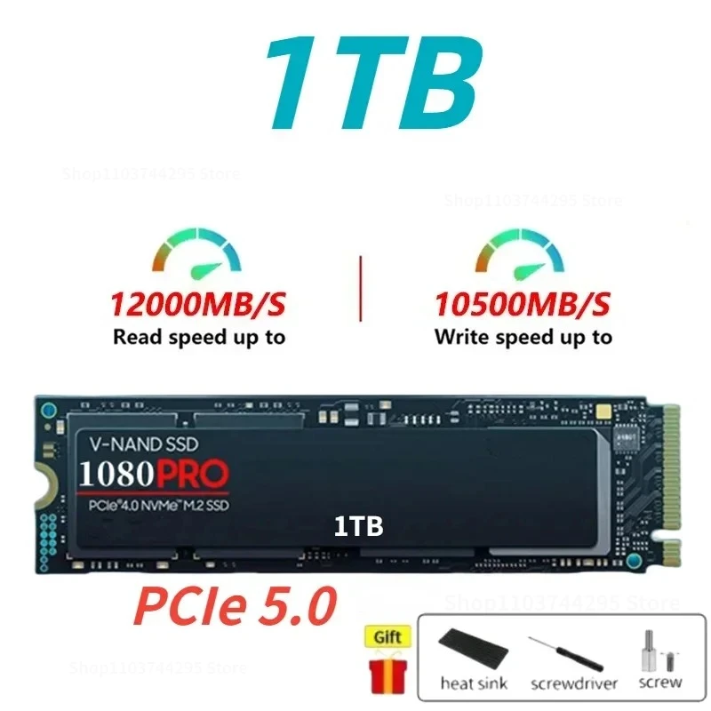 1080 PRO  ָ Ʈ ϵ ̺, Ʈ PS5 ũž PC NVMe M.2 2280, PCIe Gen 5.0x4 SSD, 8TB, 4TB, 2TB, 1TB, 2024 ǰ