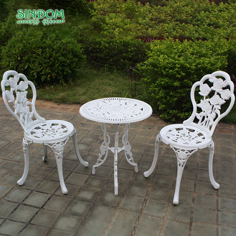 Outdoor Cast Aluminium Garden Furniture Courtyard Table And Chairs Set - Garden  Furniture Sets - AliExpress