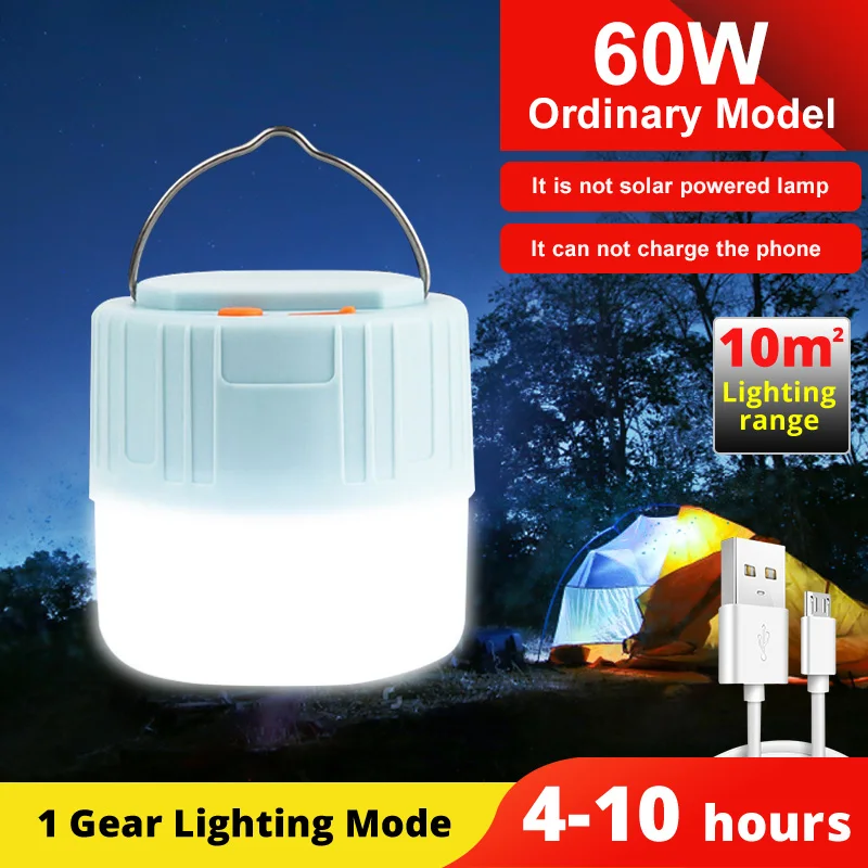 Solar Camping Lantern, BaishenglinMotor LED Solar USB Rechargeable Por —  CHIMIYA