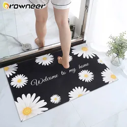 Tapete do banheiro de cristal veludo tapetes de banho anti derrapante corredor cozinha entrada capacho chuveiro piso tapete moderno casa decoração