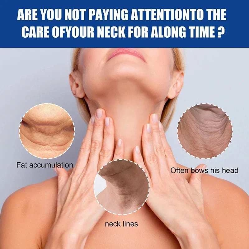 Neck Cream Eliminate Neck Lines Protein Cream Eliminate Double Chin Lift Neck Fine Lines Anti-ageing Moisturis Nourish Beauty Health