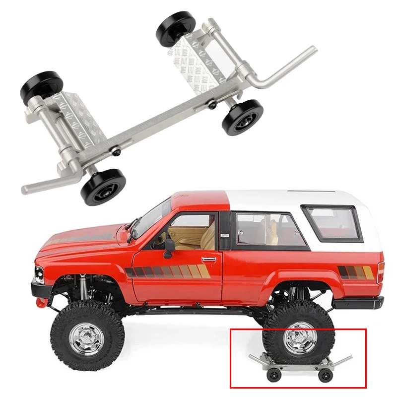 

1 Pcs Simulation Metal Car Mover for 1/14 Tamiya RC Truck Car Scania BENZ Climbing Car VOLVO Wrecker Diy Parts Toys