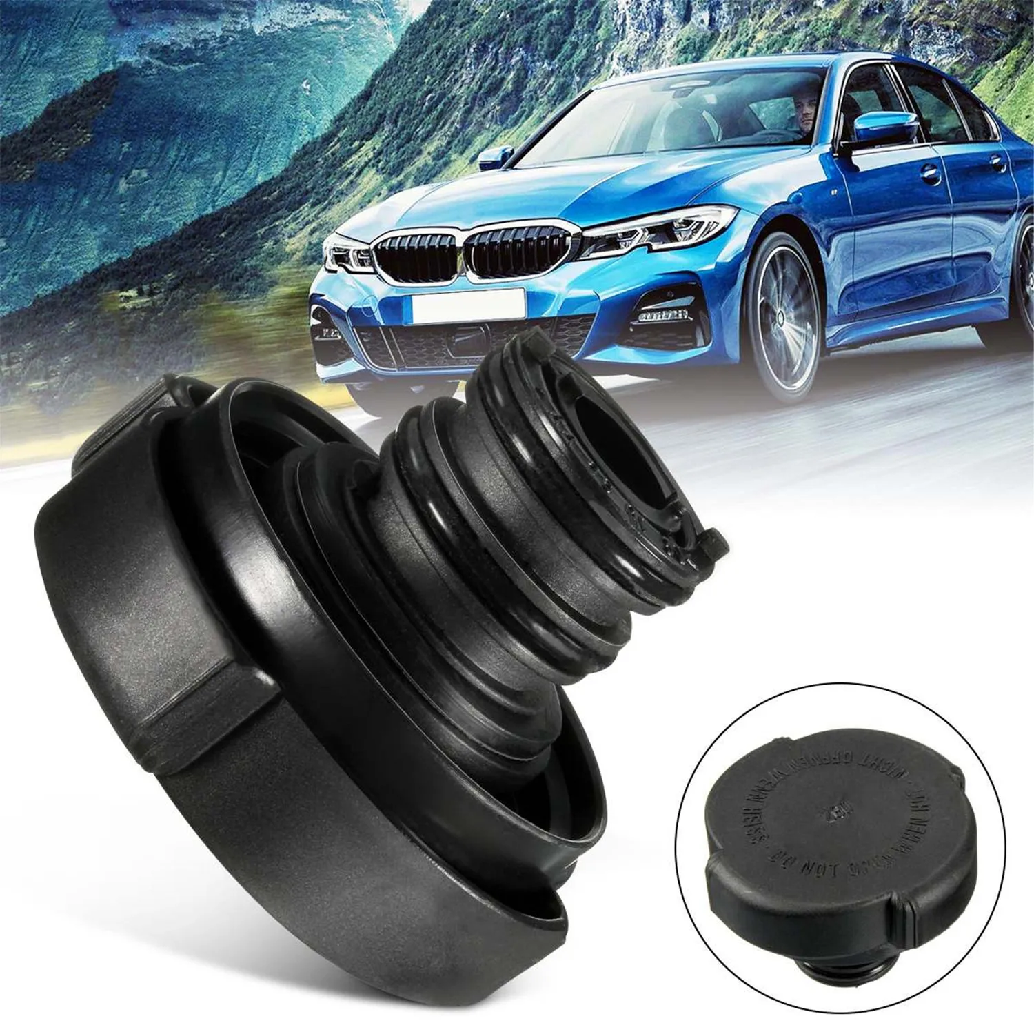 

17111712669 New Black Radiator Cap for BMW 3-ER E36 E46 5-ER E34 E39 F10 7-ER E32 E38 E65 E66- E39 E53 E83 316i