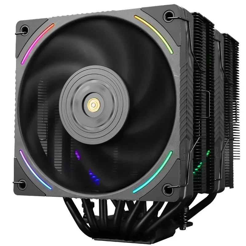 Ventilador CPU Phantom Spirit 120 Digital SNOW - 7 Tubos De Calor, Doble Ventilador 120 Mm, Compatible Con Intel Y AMD