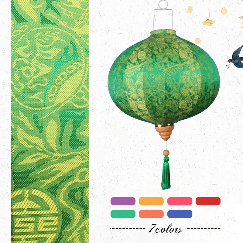 Description Picture 6 of itemChinese Floral Silk Lanterns 12/14 Inch Japan Vietnam Mid-autumn Traditional Lantern For New Year Wedding Party Spring Decor