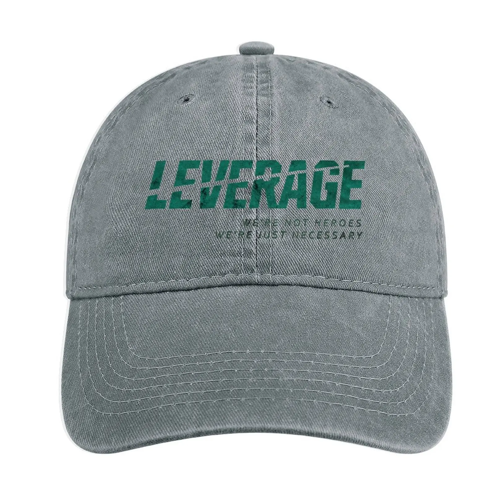 

Leverage Not Heroes Just Necessary Typography Cowboy Hat Cosplay Sunscreen Anime Caps For Men Women'S