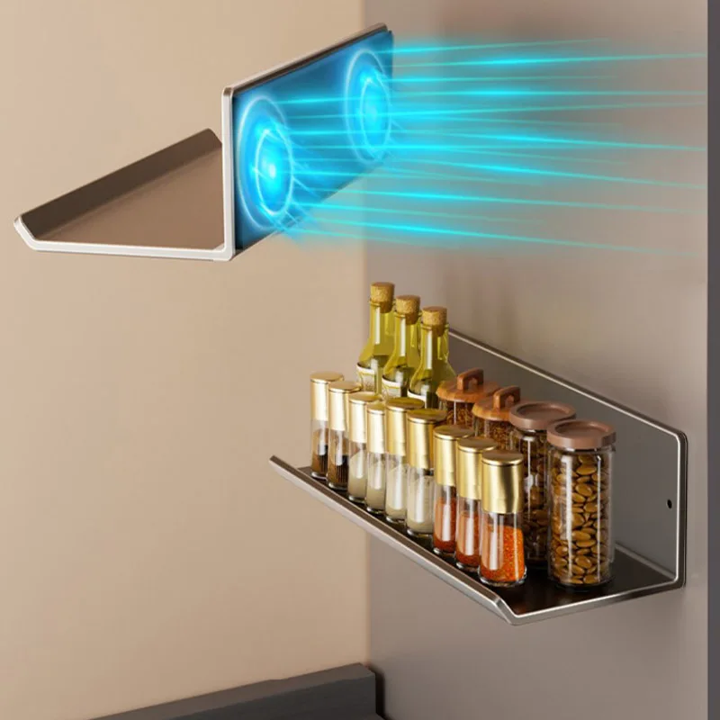 VelmoraMart magnetic shelf for fridge and kitchen storage