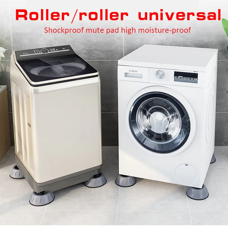 

Washing machine foot mat universal shock pad non-slip mat mute pad high increase moisture-proof refrigerator laundry base