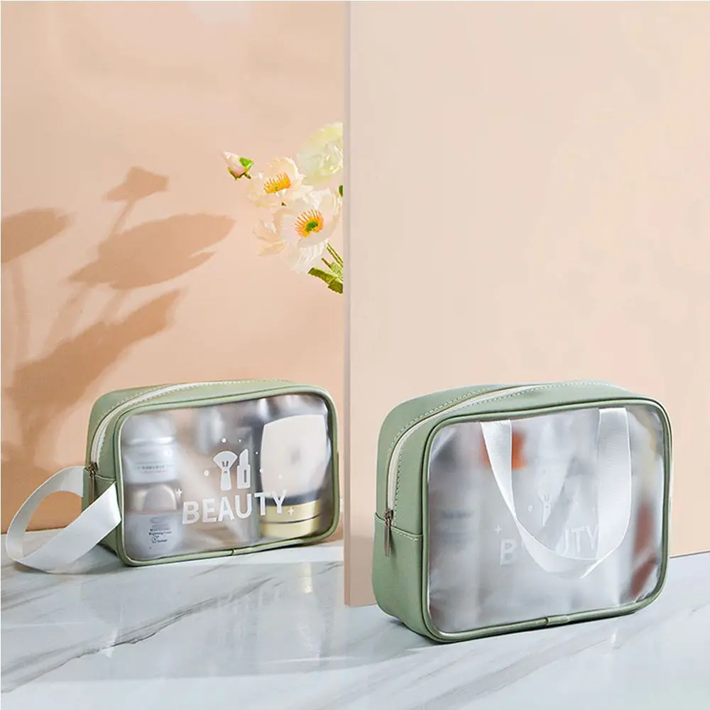 

Портативная милая сумочка на молнии для туалетных принадлежностей, сумочка для косметики, сумка для стирки, водонепроницаемые сумки для хранения, дорожный органайзер, косметички из ПВХ