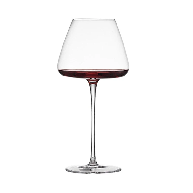1 Pcs 590/720ml Collection Level Handmade Red Wine Glass Crystal Burgundy Bordeaux Goblet Art Big Belly Tasting Light Thin Cup wine glass