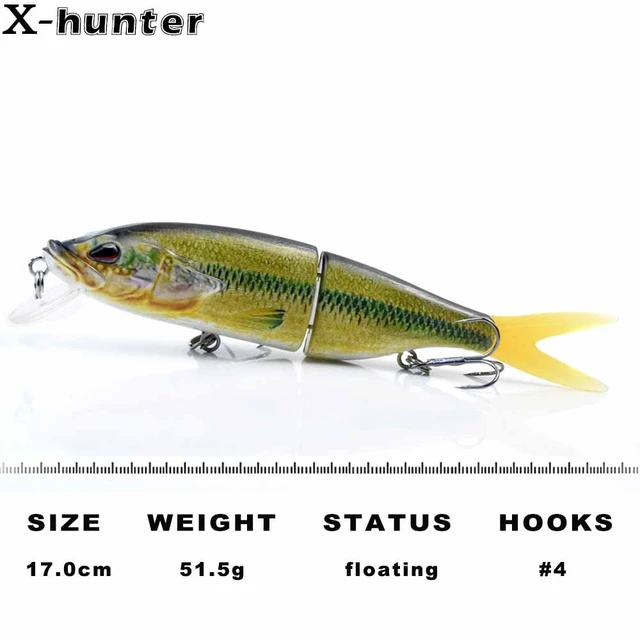 170mm 51.5g Wake Glide Fishing Lures Bait Lure For Bass Bass Trout Pesca  Fishing Lipped Floating Swimbait Minnow Fishing Tackles - AliExpress