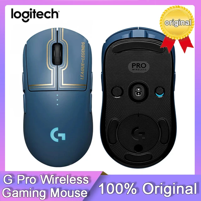 Logitech G Pro Wireless Gaming Mouse with Esports Grade Performance,  Ergonomic Ambidextrous, 4-8 Programmable Buttons, and HERO 25K Sensor  (Renewed)