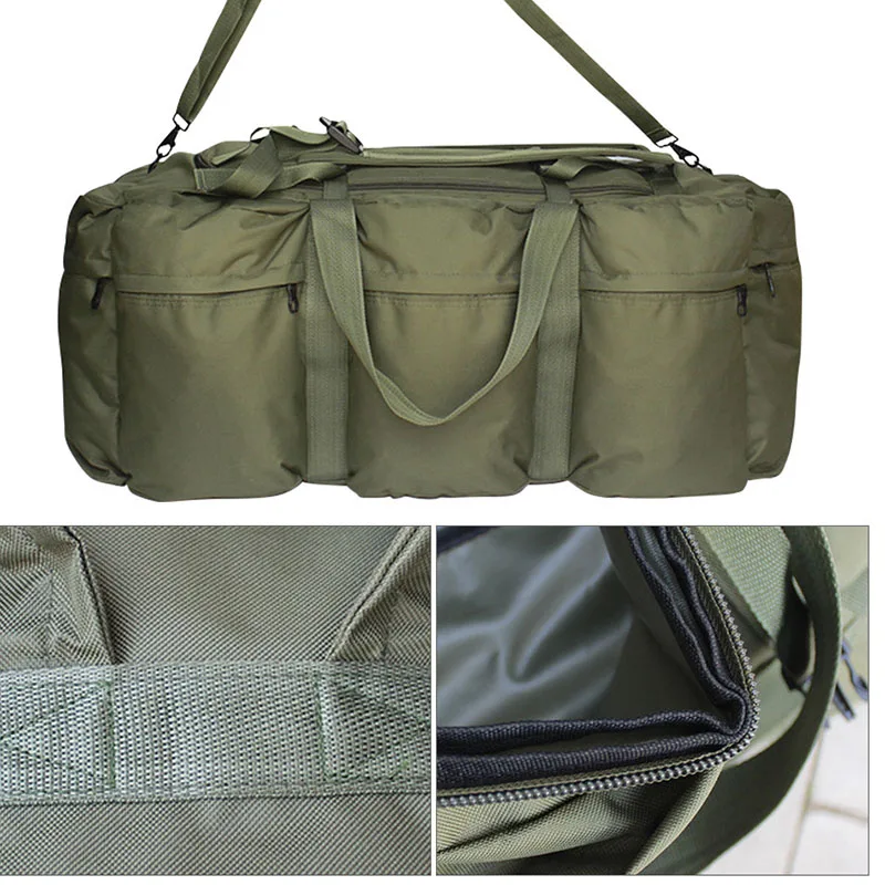 

Oulylan Fashion 100L Travel Shoulder Bags Super Capacity Tactical Luggage Bag Waterproof Large Backpack Camping Tent Bags
