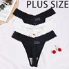 Sexy Panties S-3XL Plus Size Thongs Printed Underwear Low Waist Women's Underpants Comfortable Lingeries Soft Breathable Briefs