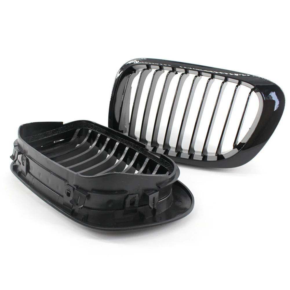 Matte Black ABS Front Kidney Grille for Car Exterior