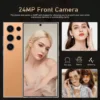 Smartphone S24 Pro,Android,6.8 inch,8GB RAM,256GB，512GB ROM,Dual SIM,Mobile phone,Google Play Store,24+48MP,5500mAh,Cellphones 4