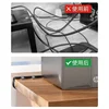 10pcs Cable Holder, Data Cable Organizer, Computer Desktop Cable Harness, Nylon Buckle, Wire Tie Velcro Strap 3