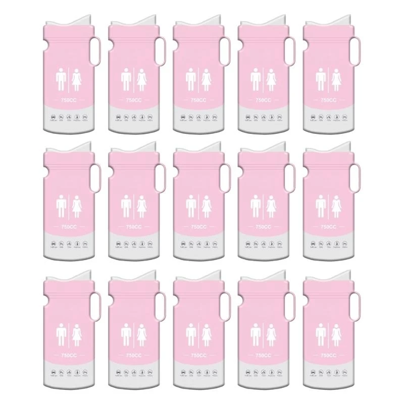 성인 휴대용 일회용 구토 가방 750ml 여행 소변 가방 15개