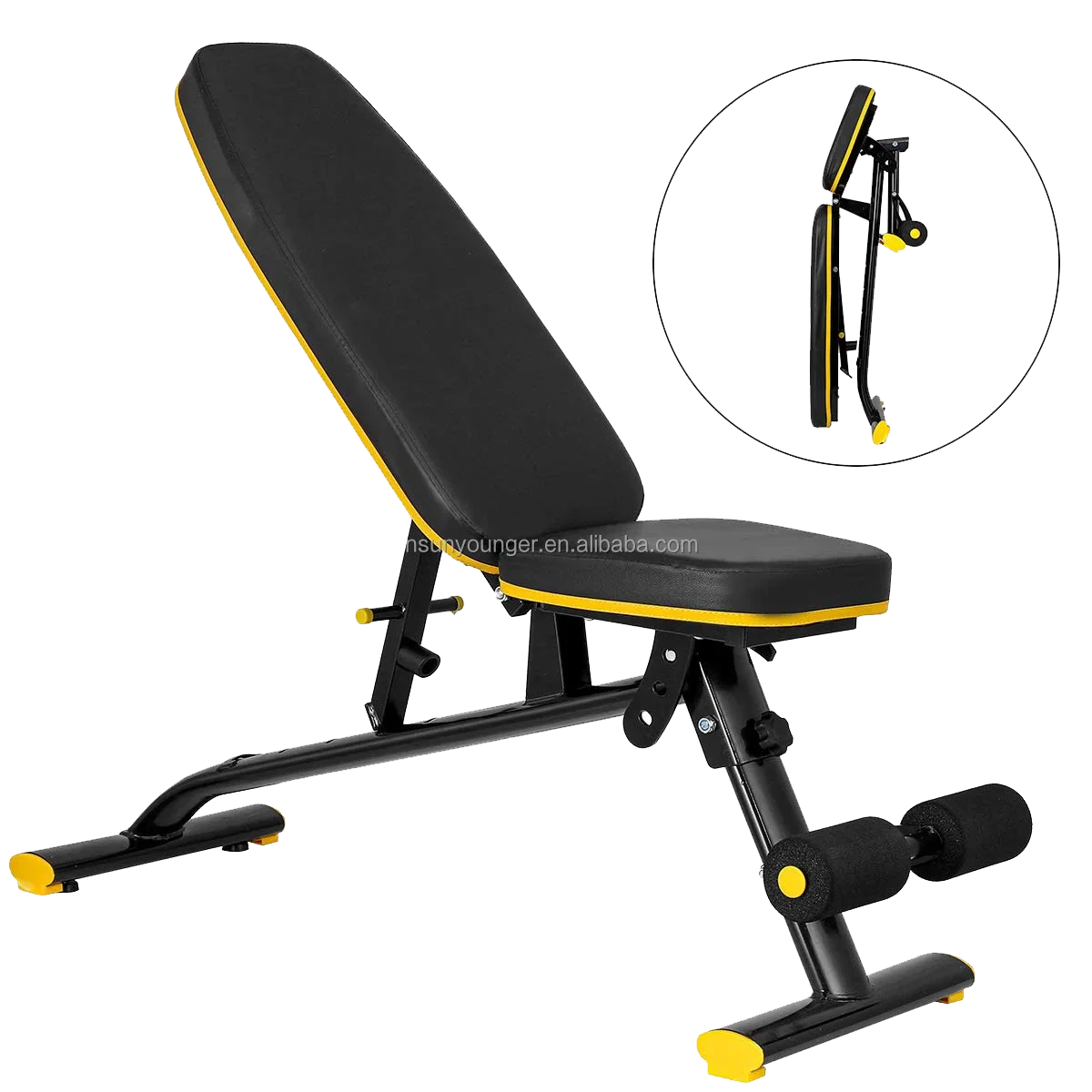 Multi-function Adjustable Sit up Bench Gym Board Bench Exercise Dumbbell Stool Adjustable for home office gym