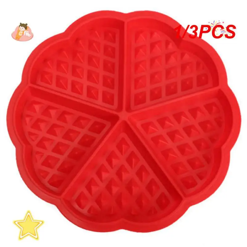 1/3Pcs Waffle Pot Iron Baking Pan Waffle Maker Machine Bubble Egg Cake Forno Macchina Per La Colazione Antiaderente Cake Waffle Mold