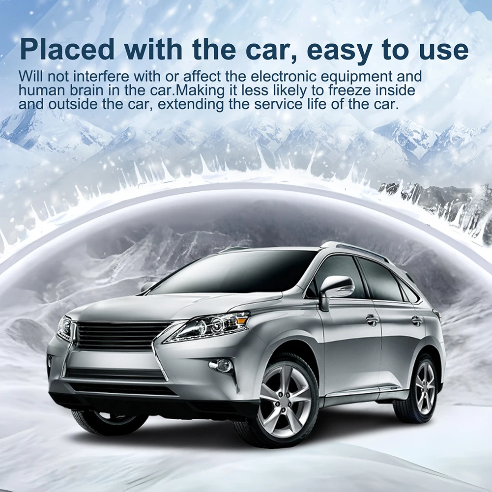 Solar/USB Car Window Glass Anti-ice Snow Remover 5V Winter Deicing Device Molecular Interference Snow Remover Car Defroster windshield defroster windshield deicing instrument