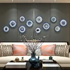 Chinese Style Blue and White Porcelain Ceramic Hanging Tray,Living Room Walls Light,Luxury Creative Decorations,Restaurant Ceram 2