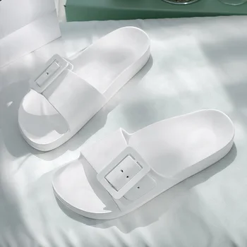 Litfun Summer New Flat Slippers For Women Fashion Outdoor Non-slip Beach Sandals Soft Bottom EVA Slides Lady Casual Home Slipper