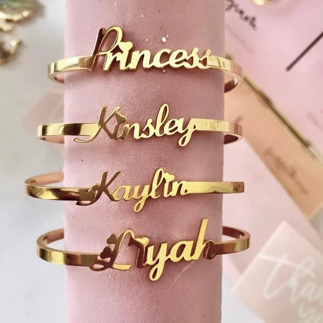 Silver Name Bracelet for Women & Girls with Dice Cubes – Krysaliis Solid  Silver