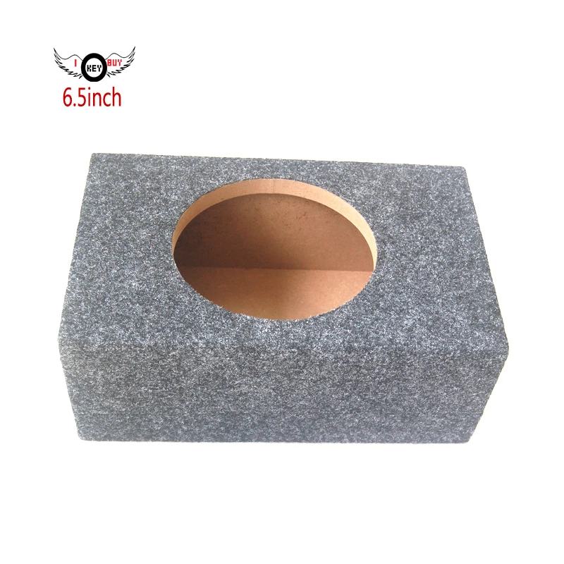 1pc 6/6.5 Inch 165mm Oblong Retangle Car Audio Wooden Box Modified Subwoofer HiFi Auto Home Empty Passive  Speaker  Enclosure