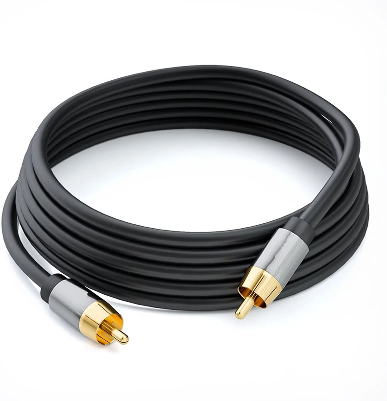 RCA, conector estéreo macho para TV, amplificador