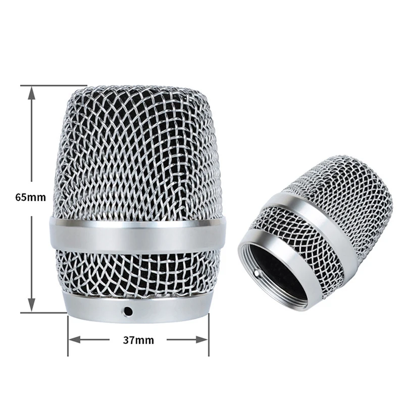 Milisten Microphone Metal Grille Replacement Head Sturdy Mesh Head For...