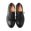 Spring Summer Women's Retro British Lace up Flat Heel Brogue Leather Shoes Brand Comfortable Casual Footwear 3