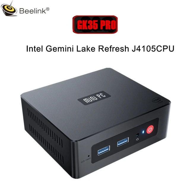 Beelink-Mini PC de jeu Intel 11th Isabel N5095, N100, S12 Pro, DDR4, 8 Go,  128 Go, SSD, ordinateur de bureau, N95, VS, GK3V, J4125
