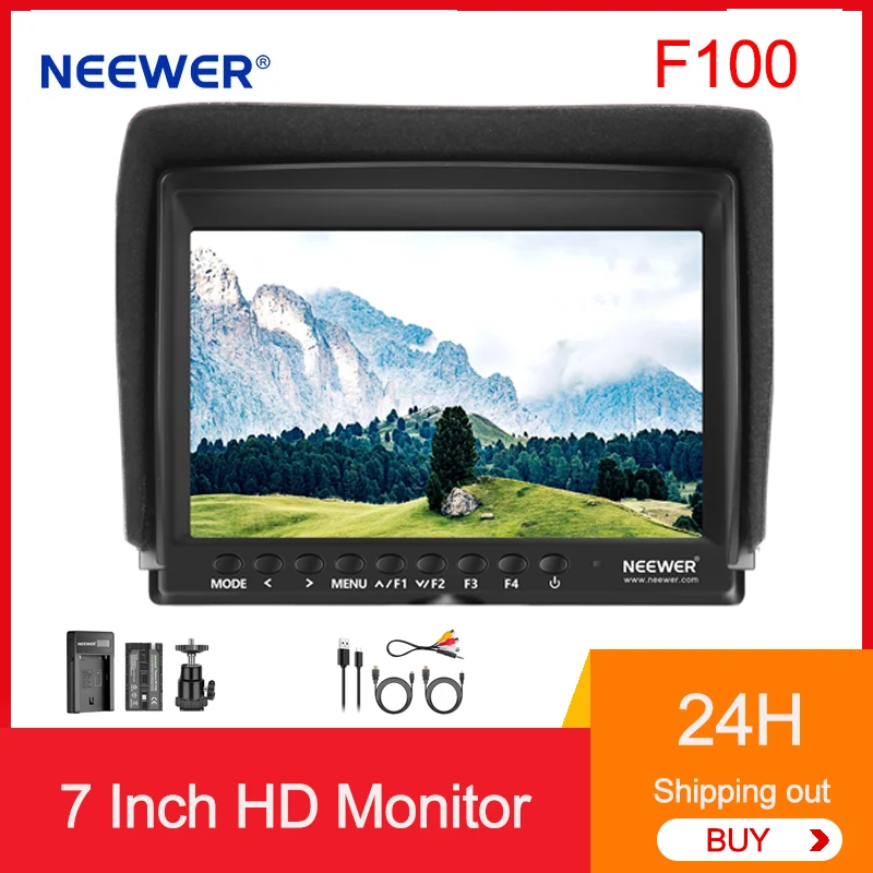 NEEWER F100 Inch HD Camera Field Monitor Kit 450nits 1200:1