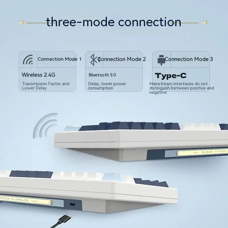 メカニカルキーボードVGN-S99ワイヤレス,ホットスワップ,Bluetooth,2.4