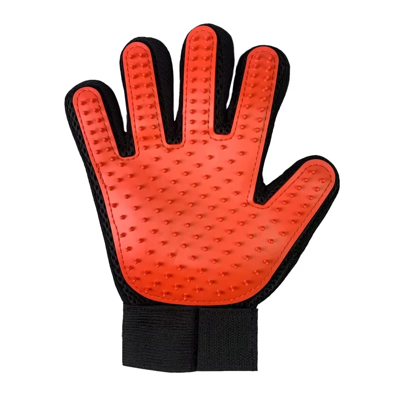 Pet Jerking Gloves Dehairing De-fluffing Jerking Cat Rubber Gloves Pet Supplies Cat Bathing Cleaning Tools Glove
