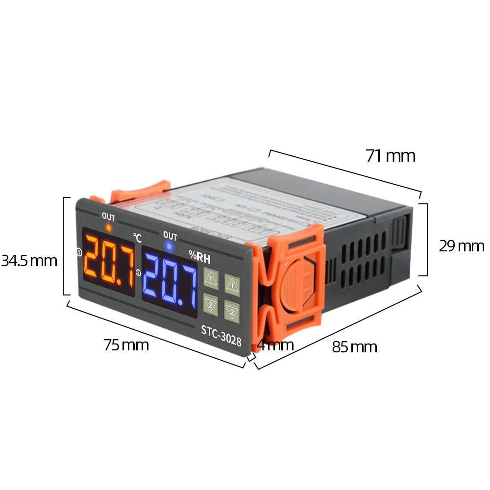 12V 24V 220V Thermostat Controller