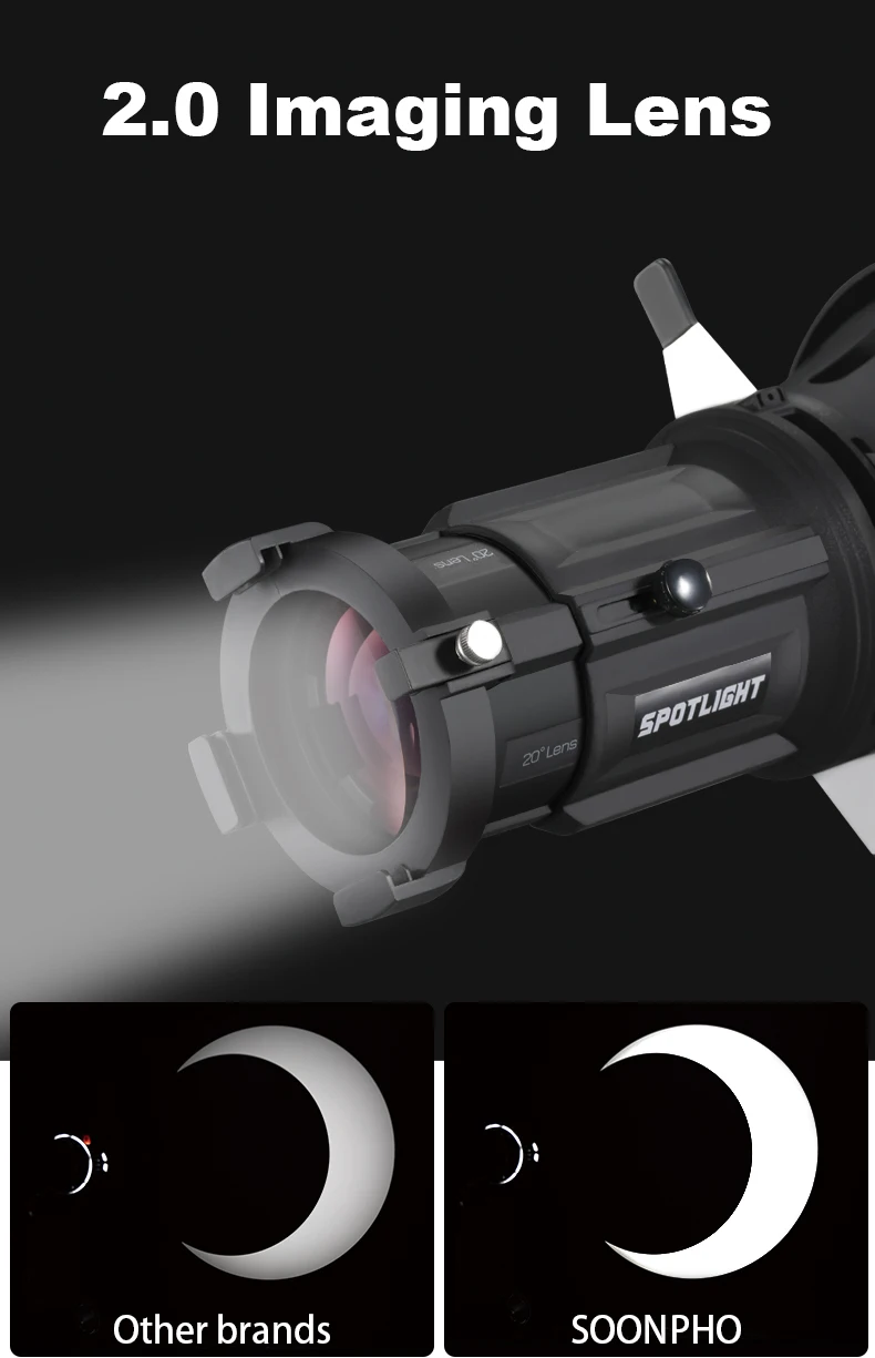 OT1 III Bowens Mount Focalize Conical Snoots Optical For Photography Lighting Le