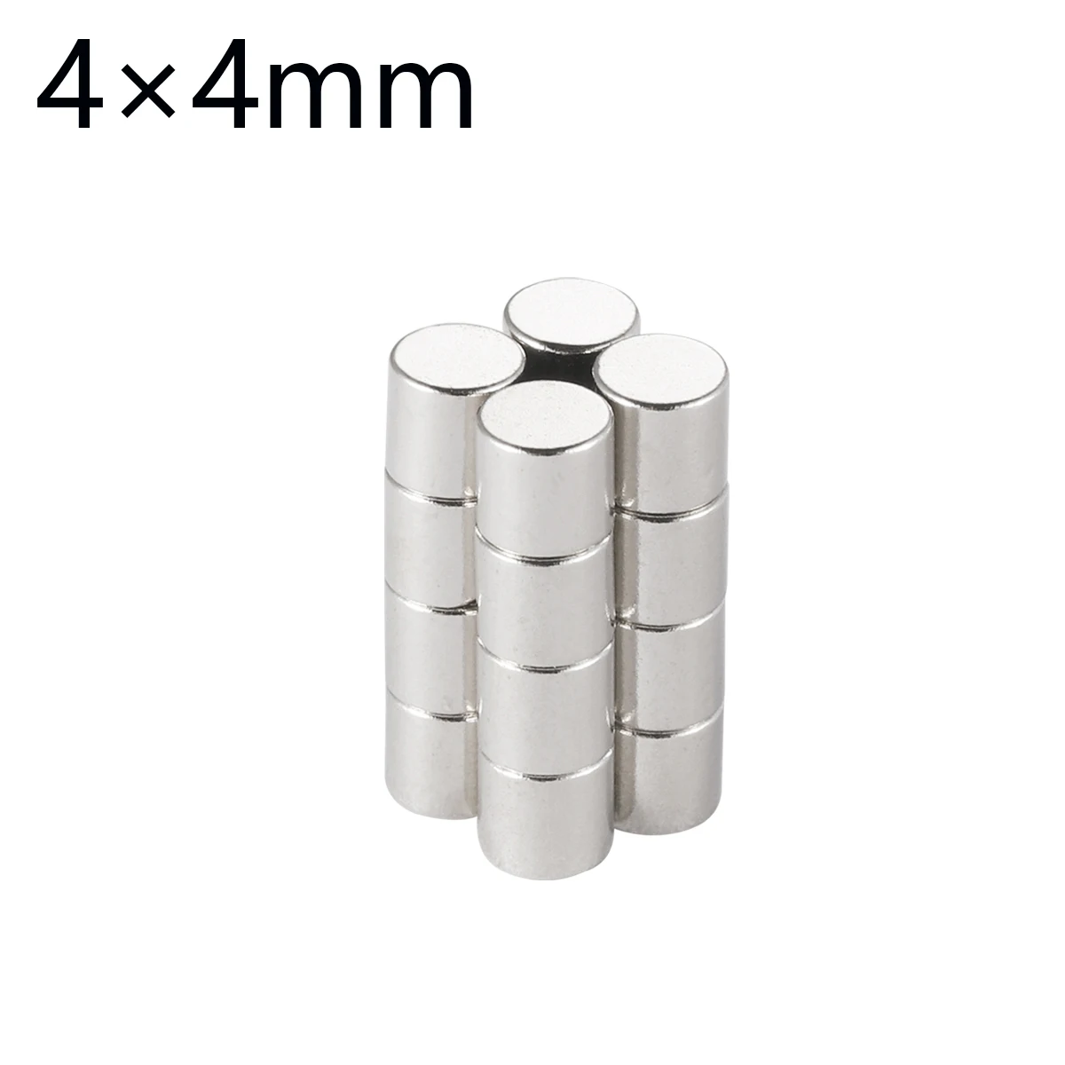 50~400pcs 4x4mm Mini Round Magnets Permanent Strong Neodymium Magnet Thin Disc Magnetic Parts for Assisting DIY Creation 4*4mm
