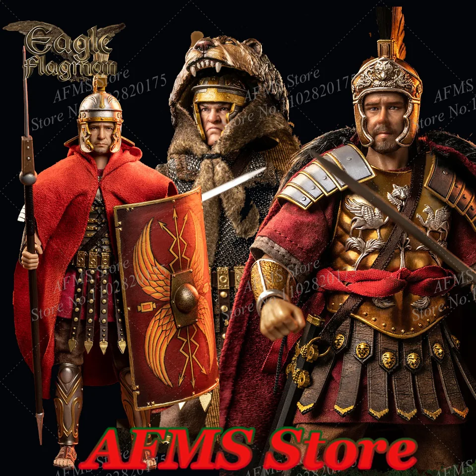 Chaussures Gladiateur Romain Rouge Pour Figurine 1/6 (12 Pouces) - Échelle 1/6 - Neuf