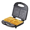 SOKANY128 Sandwich Home Waffle Machine Smiling Face Cartoon Pattern Bread Baking Cute Toast Stove 4