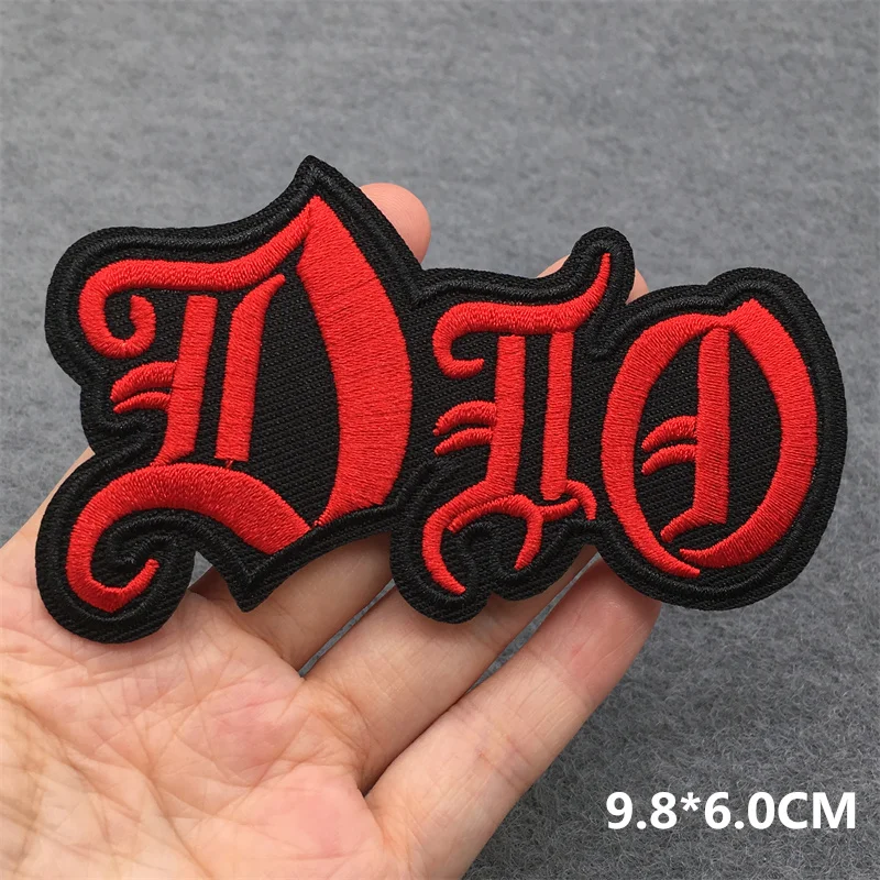 Embroidery patches MUSIC BAND Embroidered Patches Clothes Stickers DIY Ironing Appliques For Clothing Jacket Jeans Rock Stripes