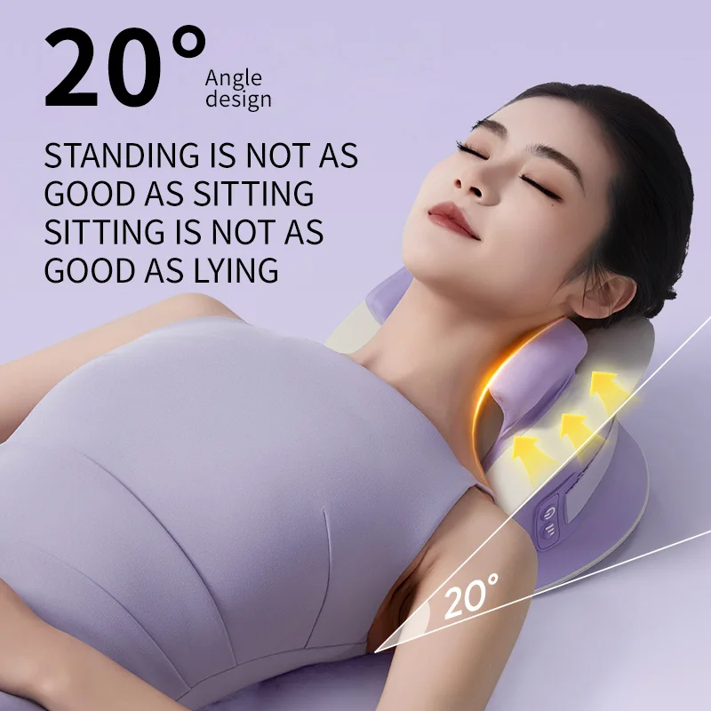 Neck and Shoulder Kneading Massage Pillow for Relaxation